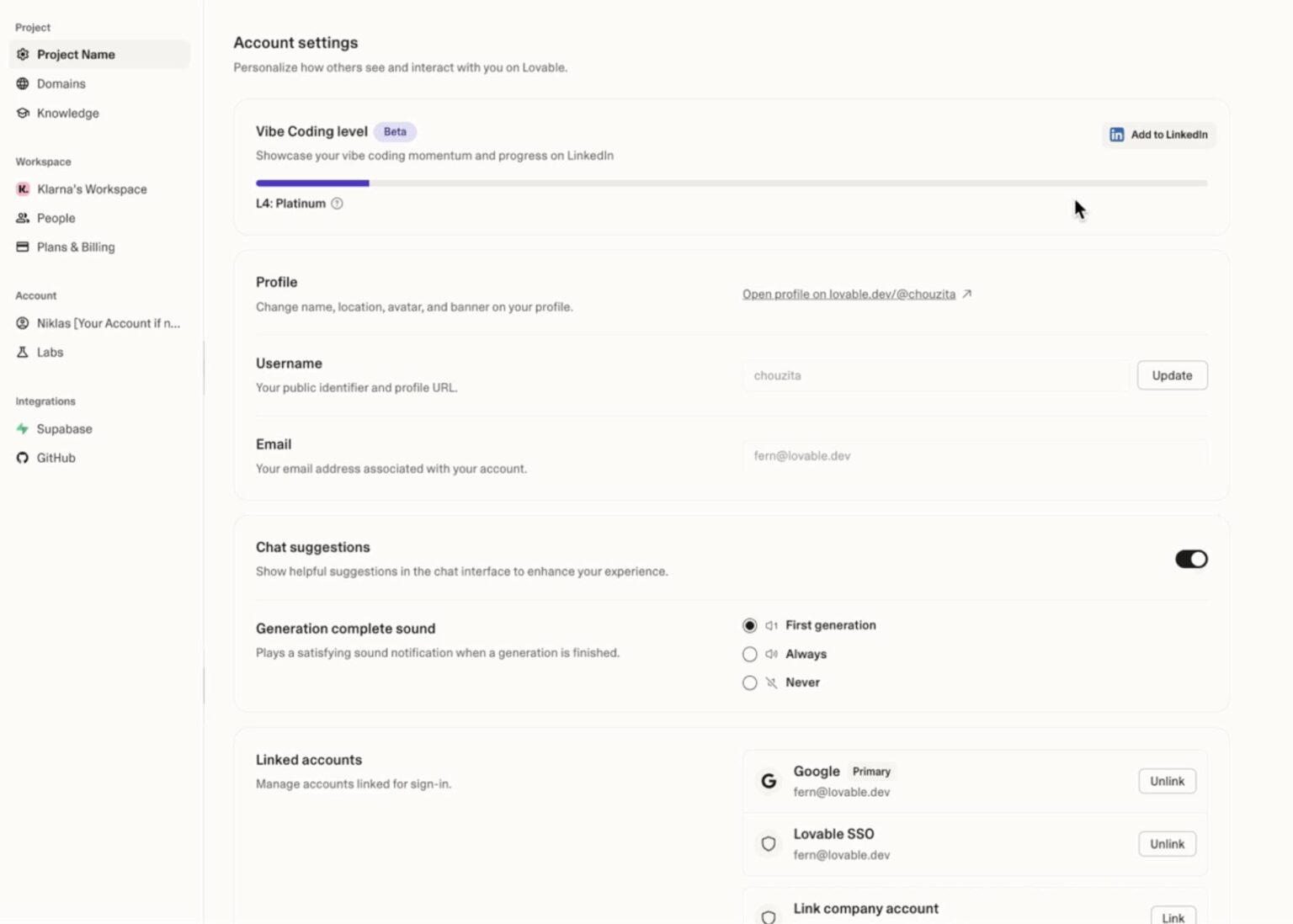 LinkedIn ให้แสดงทักษะ vibe coding บนหน้าโปรไฟล์ได้